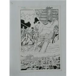 Merlin Graphic Novel Original Art By John Stinsman Signed