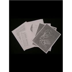 X-Men Character Sketches & Documents