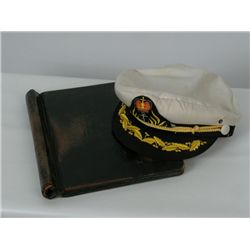 Clark Gable Yachting Cap & Script Binder