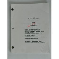 Hook Original Production Script