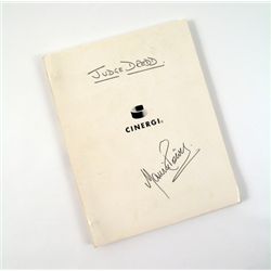 Judge Dredd (1995) Autographed Script