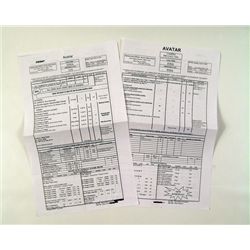 Avatar Call Sheets