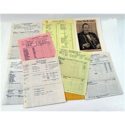 Disney Studio Production Call Sheets From The 1950's