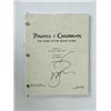 Image 1 : Pirates Of The Caribbean Curse of the Black Pearl Script Signed by Johnny Depp