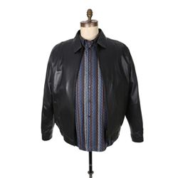 The Sopranos Tony Soprano (James Gandolfini) Remy Leather Jacket & Shirt