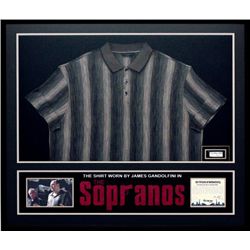 The Sopranos Tony Soprano (James Gandolfini) Framed Polo Shirt