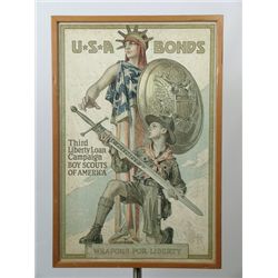 Larry Hagman Leyendecker WWI War Bonds Poster