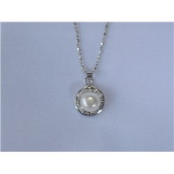 EXCLUSIVE WHITE PEARL CZ SILVER