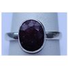 Image 1 : 16.45 CTW RUBY  RING .925 STERLING SILVER
