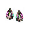 Image 1 : Genuine 2.50 ctw Mystic Rainbow Topaz Earring Studs 14k