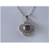Image 1 : CLOVER BLACK PEARL CZ SILVER