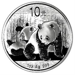 Chinese Silver Panda 1 oz 2010