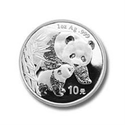 Chinese Silver Panda 1 oz 2004