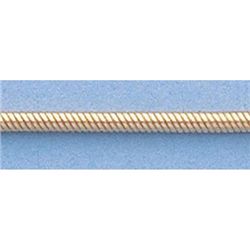 Pure Gold 16" 14kt Italian Gold-Yellow or White 1.5mm, Rd. Snake Chain Gauge:040, 8.7gr