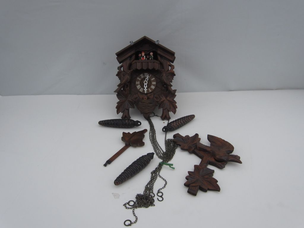 Vintage Cuckoo Clock Swiss House Gueissaz Jaccard Guissaz - Jaccard Swiss Musical Movement Cuckoo Cl Vintage Cuckoo Clock Swiss House Gueissaz Jaccard Guissaz - Jaccard Swiss Musical Movement Cuckoo Cl