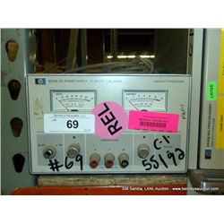 HP 6024A DC POWER SUPPLY (print sequence:) 55192