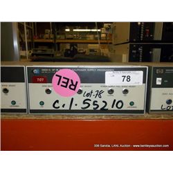 HP 59501A HP-1B ISOLATED D/A POWER SUPPLY PROGRAMMER (print sequence:) 55210