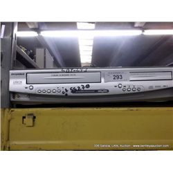 SYLVANIA VCR/DVD COMBO (print sequence:) 55270