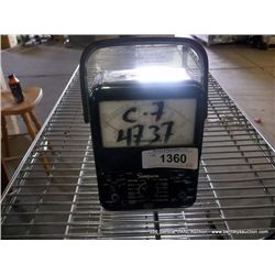 SIMPSON 260 VOLT OHM MILLIMETER (print sequence:) 4737