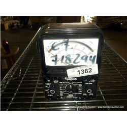 SIMPSON 260 VOLT OHM MILLIMETER (print sequence:) 718294