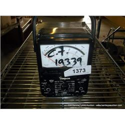 SIMPSON VOLT/ OHM MILLIMETER (print sequence:) 19339