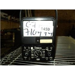 SIMPSON 260 VOLT OHM MILLIMETER (print sequence:) 710979