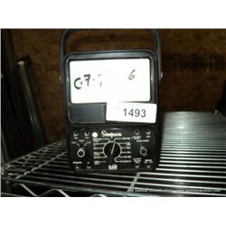 SIMPSON 260 VOLT OHM MILLIMETER (print sequence:) 715116