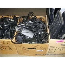 BOX: ASSORTED DELL AC/DC POWER ADAPTERS
