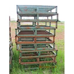 10 STEEL PALLETS