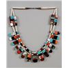 Image 1 : Zuni Turquoise, Catlinite and Shell Reversible Necklace