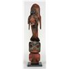 Image 2 : Rare Tlingit Chief's Staff Sections ca. 1880 Depicting Killer Whale with a Raven Riding On His Back 