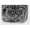 Image 2 : Original Bill Reid Charcoal Drawing of a Frog Made as a Gift For Dorothy Grant March 1985 with Dedic