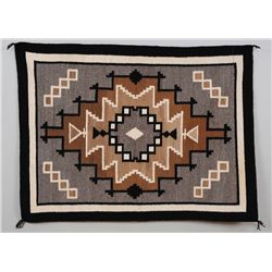 Navajo Two Grey Hills Rug ca. 1940's  36"x 48"  Good Condition