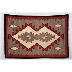 Navajo Rug with Geometric and Arrow Pattern ca. 1920  34"x 51"  Good Condition