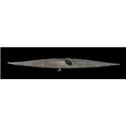 Inuit Model Kayak 34 3/4" L. 3 3/8" W.  Good Condition NOT ALLOWED TO SHIP OUTSIDE CANADA