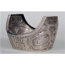 Sterling Silver Bowl Made by Victoria Silversmith Carmichael 1939  247 GMS, Copy of Alder Grease Bow