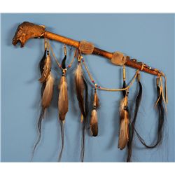Plains Turtle Dance Wand 29" L.   Good Condition NOT ALLOWED TO SHIP OUTSIDE CANADA