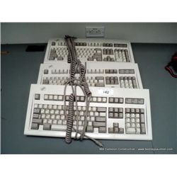 1990 IBM 1391401 "CLICKY" KEYBOARDS (3X THE MONEY)