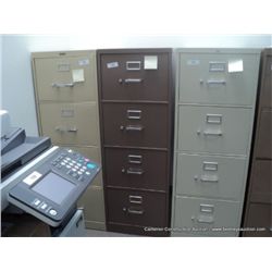 METAL 4-DRAWER FILING CABINET