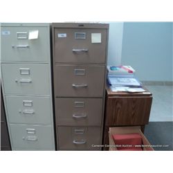 METAL 4-DRAWER FILING CABINET