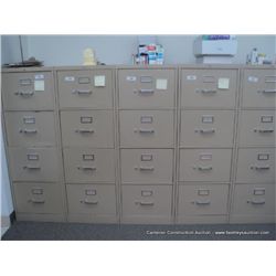METAL 4-DRAWER FILING CABINET