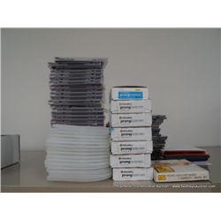 LOT: CD CASES AND OFFICE SUPPLIES
