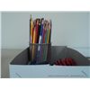 Image 1 : LOT: PENS & COLORED PENCILS