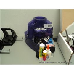 LOT: ASSORTED PAPER CLIPS WITH GLUE STICKS