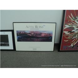 " AZTEC RUINS" PRINT