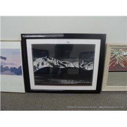 " MOUNTAINS AT SUNSET " PRINT