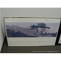 JERRY SCHURR SUMMA GALLERY " BROOKLYN HEIGHTS NY" PRINT