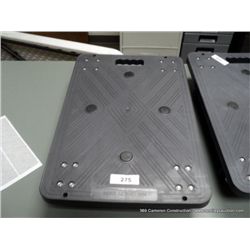 GRAY PLASTIC DOLLY, 275 POUND CAPACITY