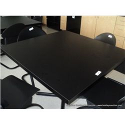 BLACK SQUARE TABLE