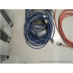 100' ELECTRIC  EXTENSION CORD ( BLUE & WHITE)